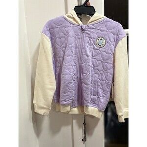 Wonder Nation Little Girls Quilted Zip-Up Bomber Jacket, Sizes 8